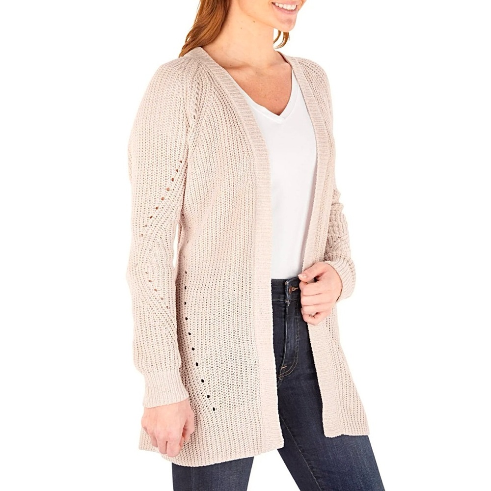 Members Mark Ladies Chenille Cardigan Size M